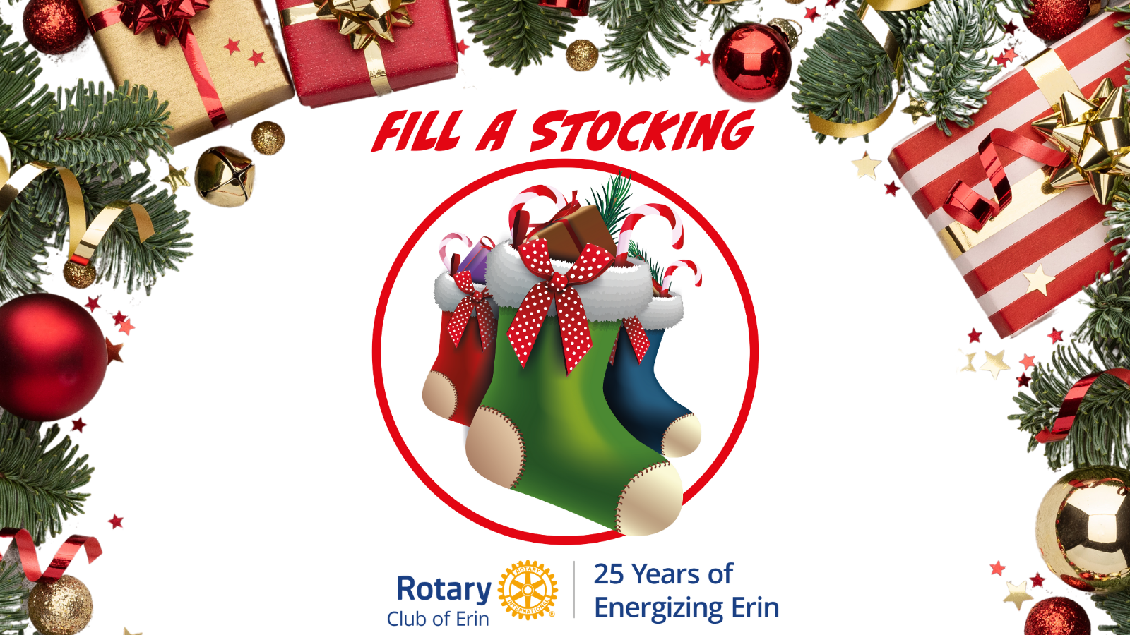 Fill a Stocking 2023 Rotary Club of Erin